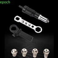 EPOCH Rivet Tool Adapter, Power Drill Attachment 1/4 Inch Hex Shaft Electric Rivet Tool, Tool Kit Hi