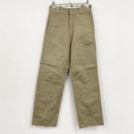 Dickies x CLANE工作褲/斜紋棉布褲，米色，1 碼，古著。