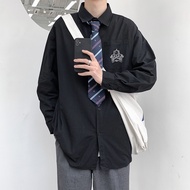 DK/JK Uniform Male Female Student Loose Plus Size Shirt Student Class Uniform School Uniform Origina