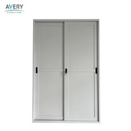 Avery - HMF SL - Lemari Pakaian Besi Sliding 2 Pintu Besi Door Wardrobe