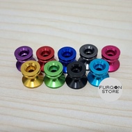 Rep Tamiya 15418 Double Aluminum Roller 12-13 W/Rubber+Bearing