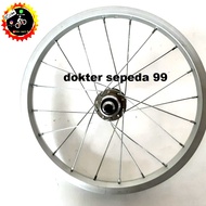 Children's bicycle wheels 16 Wheelset Silver Rims Size 16 Alloy Front OR Rear