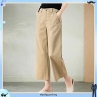 Eyouth 1440 Ladies high waist trousers cotton linen women casual pants