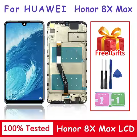 7.12"Test For Huawei Y Max LCD ARS-L22 Display Touch Screen Digitizer Assembly Replacement For Honor
