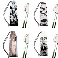 Spell Badminton Racket Bag Anime Two-Dimensional One-Shoulder Drawstring Badminton Racket Bag Spell Battle Merchandise Gojo Satoru Badminton Racket Bag Anime Two-Dimensional One-Shoulder Drawstring Badminton Racket Bag 1
