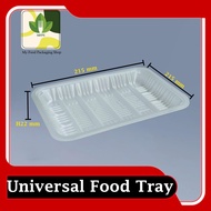 Plastic Universal Food Tray > 215mm x 145mm x H22 mm Tray > Disposable Tray For Fresh Fruits - Honey