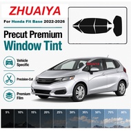 Premium Precut Nano Ceramic Tint For Honda Fit Base 2022-2026 2Mil UV99% IR99% 5-Year Warranty