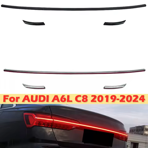 DinCh LED Dynamic Flow Taillight For AUDI A6L A6 L C8 2019 2020 2021-2024 Brake Light Rear bumper ta
