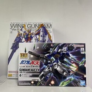 🦐雪梨紙玩具～HG 1/144 AGE-FX Gundam Age-FX 高達 Age FX (AGE) / MG 飛翼高達 1/100 WING GUNDAM ver.ka  卡版飛翼 BANDAI