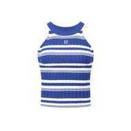 PETCHPLOY - Miller Knit Vest เสื้อแขนกุด เสื้อกล้าม ผ้าไหมพรมนิ่ม ผ้าลายทาง พลางหุ่น ดีเทลปัก Logo P