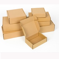 Kraft Paper Box Packaging 10/20/50PCS/Lot Craft Kraft Paper Box Packaging Wedding Party Small Gift Candy Favor Package Boxes Event Favor Supplies Candy PVC Windows Boxes Birthday Party Supply Accessories Packaging Box