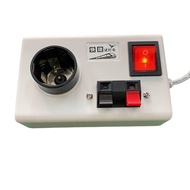 LED Quick Test Lighter In-Line E27 Simple Test Light Box E14B22 Bulb Test with Power Voltage Display