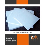 PUTIH Acrylic Sheet A3 - Milky White