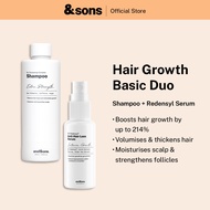 andSons Hair Growth & Hair Loss Basic Duo (DHT Blocker Shampoo 200ml + 3% Redensyl Serum 60ml)
