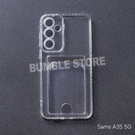 Bumble - Samsung A35 5G A55 5G Softcase Clear Card Case Clear Card Slot Case Samsung A55 5G Samsung A35 5G
