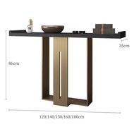 【TikTok】#New Chinese Style Console Tables Wall a Long Narrow Table Console Table Corridor Side View Units Altar Light Lu