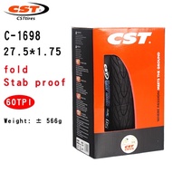 1PC CST Mountain Bike Tires C1698 Folding Stab Resistant 27.5 Inch 27.5*1.75 Non-slip(READY STOCK LOCAL SELLER)