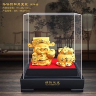 已开光绒沙金财神爷摆件 招财金财神创意家居饰品汽车4s公司开业小礼品Rongsha Golden God of Wealth Ornament Attracts Wealth God of Wealt