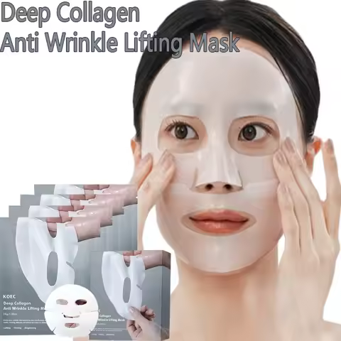 Deep Collagen Anti Wrinkle Lifting Mask Collagen Face Mask Overnight, Deep Collagen Mask for Lifting