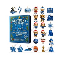 Kentucky Wildcat Team 144th Anniversary Coming 24th Holiday Mystery Box Christmas Tree Decoration Ac