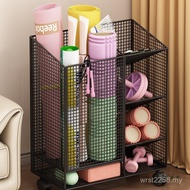 Storage Storage Sports Equipment Cracked Badminton Basket Fitness Rack Mat Yoga Household Rackable P