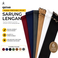 Sarung Tangan Muslimah Murah Panjang Handsock Ruffle Plain QSTAR