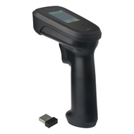 Wireless Barcode Scanner, 1D 2D QR Industrial Grade with 1.77-inch TFT display screen and 2200mA * H