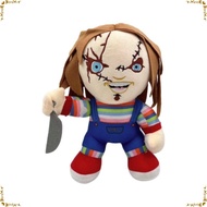 Scary Chucky Halloween Plush Toy Creepy Chucky Doll Stuffed Animal Collectible Plushie Gift for Horr