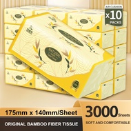 【10Pack】DWY BAMBU Viral Tissue 5-Ply Soft Facial Tissue | Soft Pack Baby-Friendly Tissue Paper (300 