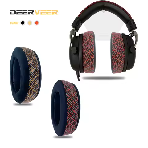 DEERVEER Replacement Earpads For HyperX Cloud I/ II,Core,Silver,Alpha,Alpha Pro,Alpha S,Gaming,Mix H