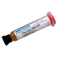AMTECH flux type RMA-223 soldering oil, soldering iron, syringe