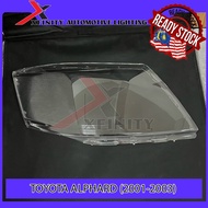 TOYOTA ALPHARD ANH10 01 02 03 HEADLAMP COVER / HEADLIGHT COVER / HEADLAMP LENS / HEADLIGHT LEN0.0