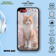 Oppo A83 Case - Oppo A83 Casing (Cute Cat) - Oppo A83 Silicone Case – Oppo A83 Pro Camera Softcase