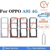 For OPPO A95 4G Sim Card Tray Sim Card Slot Holder Card Holder Reader SD Slot Adapter Replacement Pa