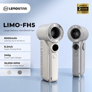Lemoistar FH5 Handheld Mini Portable Rechargeable Fan / Stepless Wind Speed / Long Lasting Battery 8