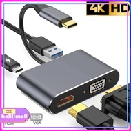 USB-C To HDMI Adapter Type-C OTG 3-IN-1 Hub 4K HDMI Support 4-IN-1 Hub