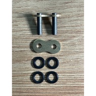 Motorcycle O-Ring Chain Joint 525 Chain Clip Chain Rivet Heavy Duty Oring