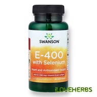 Swanson, E-400 With Selenium , 90 Softgels | Shelf Life: 2–4 Years