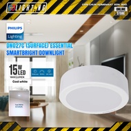 PHILIPS DN027C [SURFACE] ESSENTIAL SMARTBRIGHT DOWNLIGHT G3 LED BULB ROUND [15W]