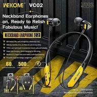 WEKOME VC02 WEKOME NECKBAND EARPHONE BLUETOOTH EARPHONE HEADSET WIRELESS V5.3 60H BATTERY LIFE