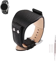 24mm Leather Watch Band replacement for Fossil CH2564 CH2565 CH2573 CH2574 CH2587 CH2891 Strap Wirstband Bracelet accessories for Men and Women(Coffe Brown)