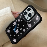 case for iphone xr 11 12 13 14 15 16 pro max plus air back cover winter snowflakes pattern tpu case 