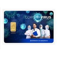 1g Public Gold LBMA Bullion Bar Gold Bar (Au 999.9) - Covid-19