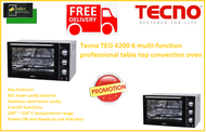 Tecno TEO 4200 6 multi-function professional table top convection oven / FREE EXPRESS DELIVERY