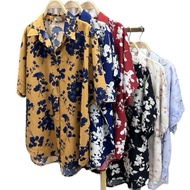 Women's Batwing Shirt Chest Size 56 Inches Floral Pattern