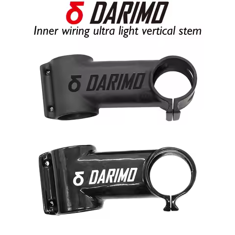 DARIMO Uni/Bidirectional Carbon Stem 31.8mm Clamp OD2 -17/-6° 60-120mm Ti Gr5 M4 Matte/Gloss Black R