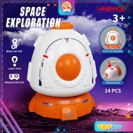Space Exploration Educational Spaceship Galaxy Aeroplane Airplane Rocket Play Minifigure Figure Toy 