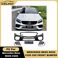 W205 C205 C180 C200 C250 C350e Bodykit C65 C63 AMG Front Bumper Rear Diffuser