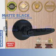 Keyed Entrance Lever Set Tubular Knob Cylindrical Cylinder Door Lock Kunci Tombol Pintu Tombol Pintu