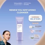 Wardah Renew You NMF Amino + Ceramide Rejuvenating Gel To Foam Cleanser 100 mL | Gentle Face Wash & 